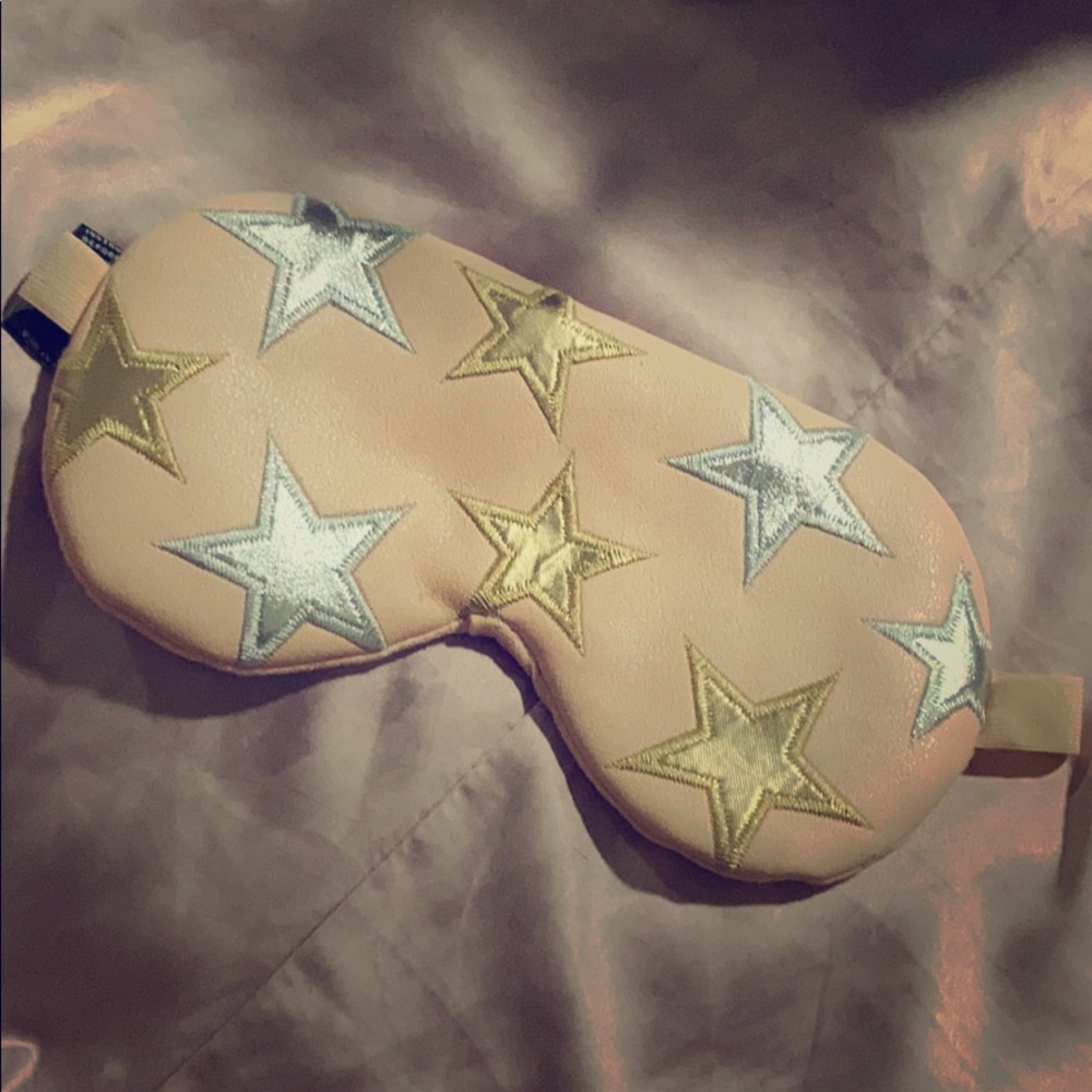 Free People leather sleep mask